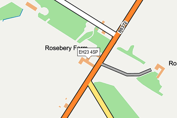 EH23 4SP map - OS OpenMap – Local (Ordnance Survey)