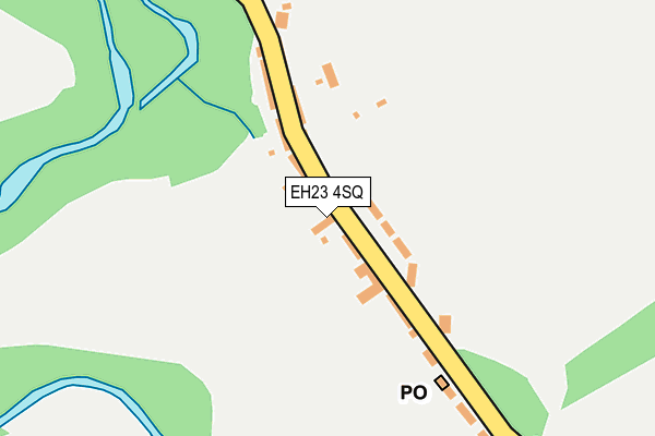 EH23 4SQ map - OS OpenMap – Local (Ordnance Survey)