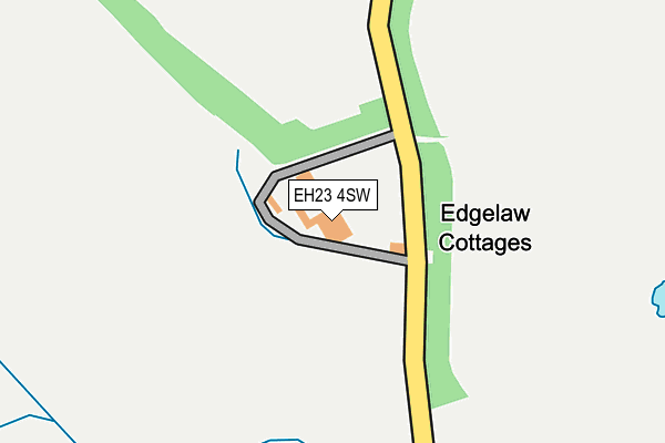 EH23 4SW map - OS OpenMap – Local (Ordnance Survey)