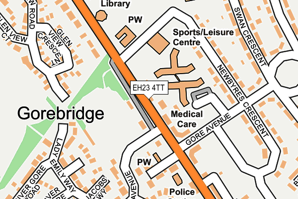 Map of M & S CONVENIENCE STORE LTD at local scale