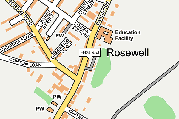 Map of O'DONNELL BUILDING LIMITED at local scale
