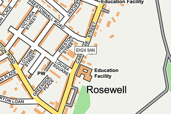 Map of DOW MCCARTNEY DEVELOPMENTS LIMITED at local scale