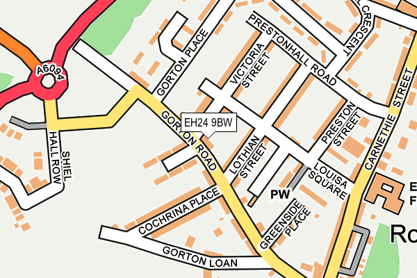 EH24 9BW map - OS OpenMap – Local (Ordnance Survey)