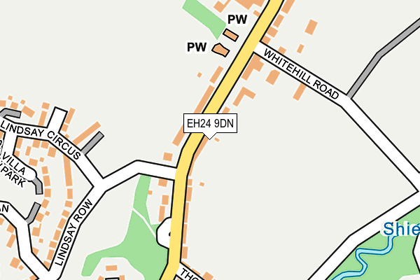 EH24 9DN map - OS OpenMap – Local (Ordnance Survey)