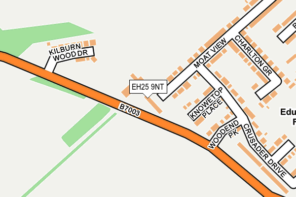 EH25 9NT map - OS OpenMap – Local (Ordnance Survey)