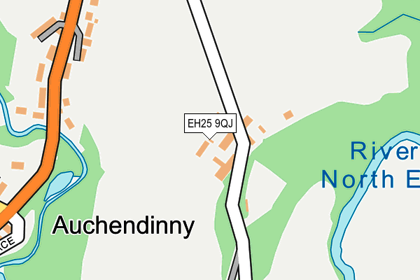 EH25 9QJ map - OS OpenMap – Local (Ordnance Survey)