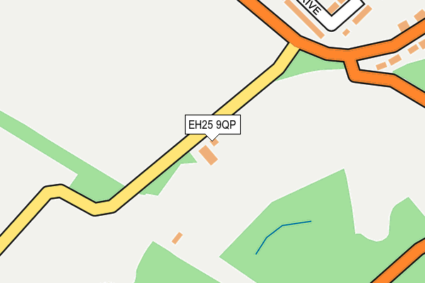 EH25 9QP map - OS OpenMap – Local (Ordnance Survey)