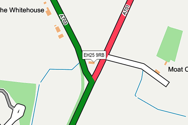 EH25 9RB map - OS OpenMap – Local (Ordnance Survey)