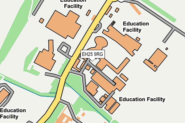 EH25 9RG map - OS OpenMap – Local (Ordnance Survey)