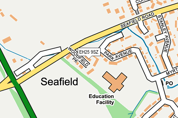 EH25 9SZ map - OS OpenMap – Local (Ordnance Survey)