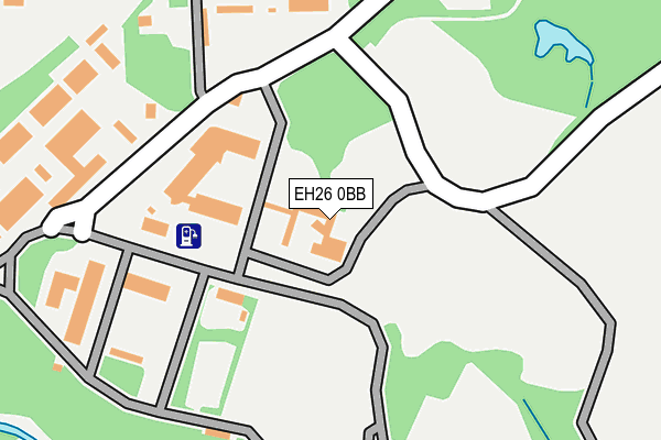 EH26 0BB map - OS OpenMap – Local (Ordnance Survey)