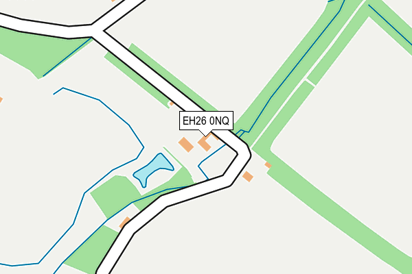 EH26 0NQ map - OS OpenMap – Local (Ordnance Survey)