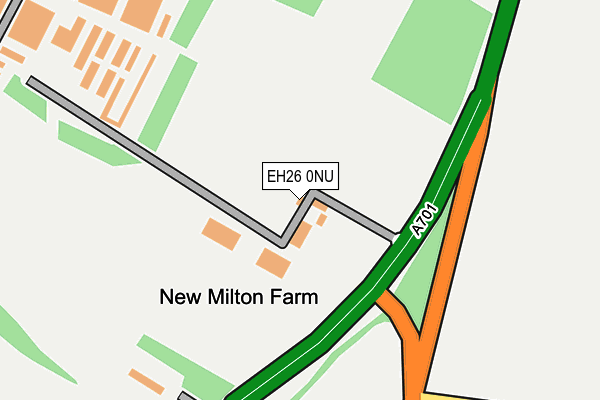 EH26 0NU map - OS OpenMap – Local (Ordnance Survey)