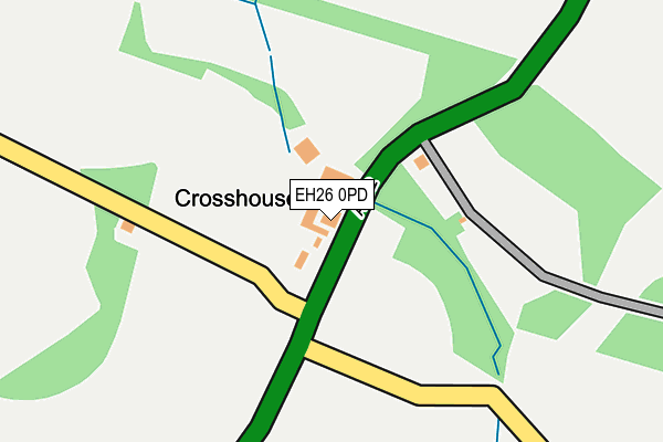 EH26 0PD map - OS OpenMap – Local (Ordnance Survey)