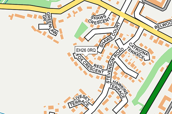 Map of EDINBURGH REPAIR SPECIALISTS LTD at local scale