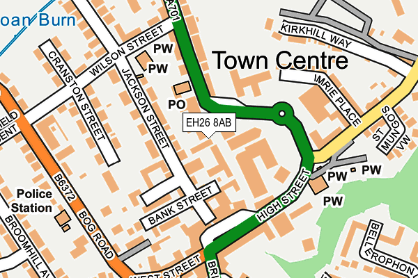 Map of 40 JOHN STREET LTD at local scale