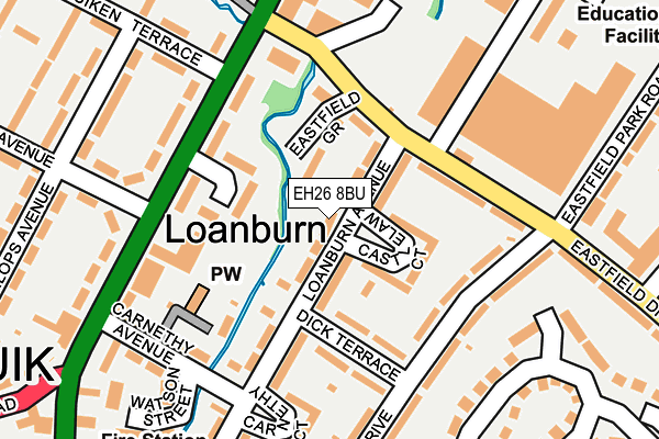 EH26 8BU map - OS OpenMap – Local (Ordnance Survey)