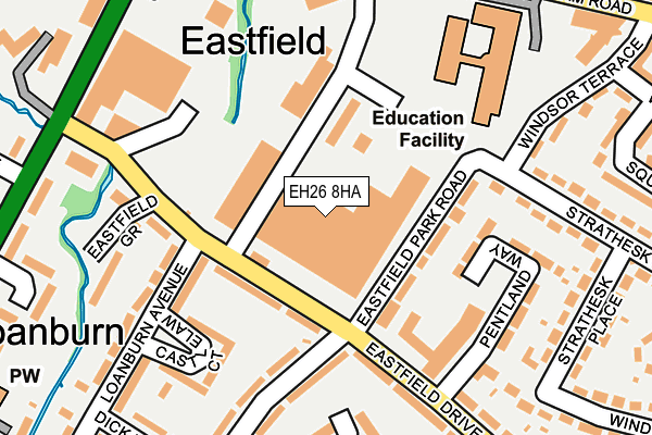 Map of THE DOOR CENTRE LIMITED at local scale