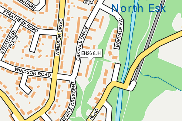 EH26 8JH map - OS OpenMap – Local (Ordnance Survey)