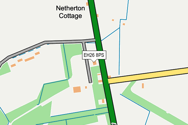 EH26 8PS map - OS OpenMap – Local (Ordnance Survey)