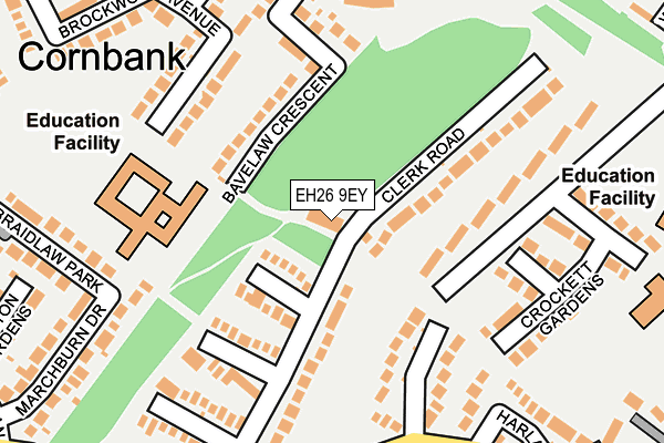 EH26 9EY map - OS OpenMap – Local (Ordnance Survey)