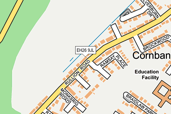 EH26 9JL map - OS OpenMap – Local (Ordnance Survey)
