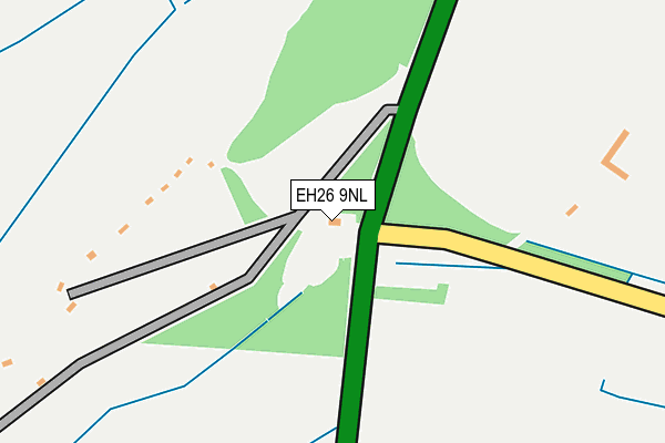 EH26 9NL map - OS OpenMap – Local (Ordnance Survey)
