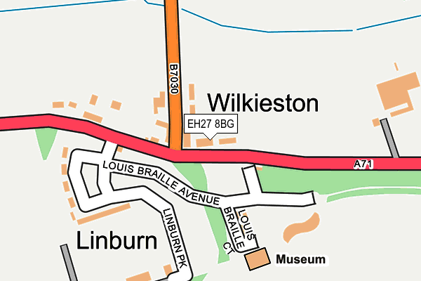 EH27 8BG map - OS OpenMap – Local (Ordnance Survey)