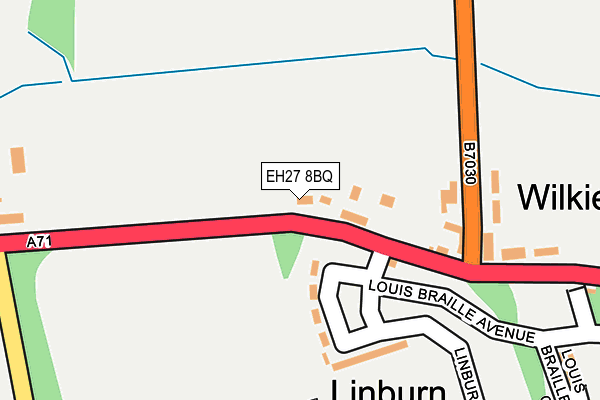 EH27 8BQ map - OS OpenMap – Local (Ordnance Survey)