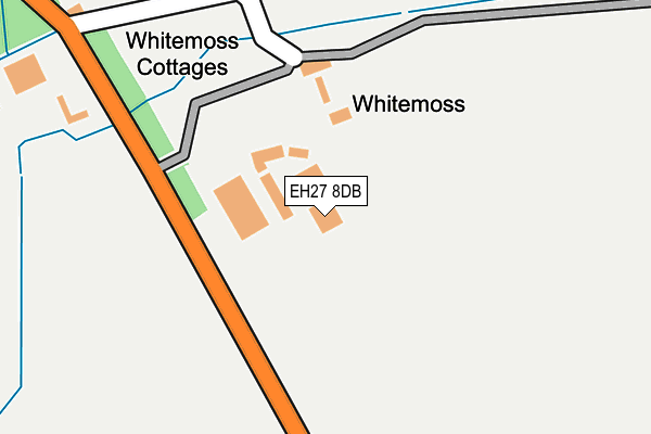 EH27 8DB map - OS OpenMap – Local (Ordnance Survey)