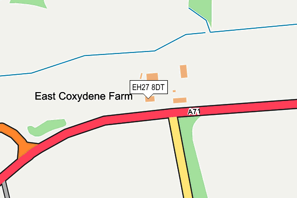 EH27 8DT map - OS OpenMap – Local (Ordnance Survey)