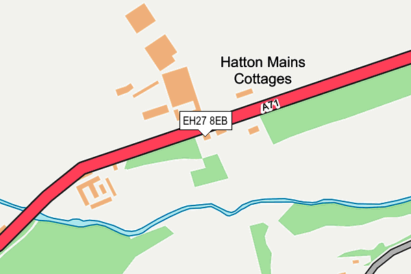 EH27 8EB map - OS OpenMap – Local (Ordnance Survey)