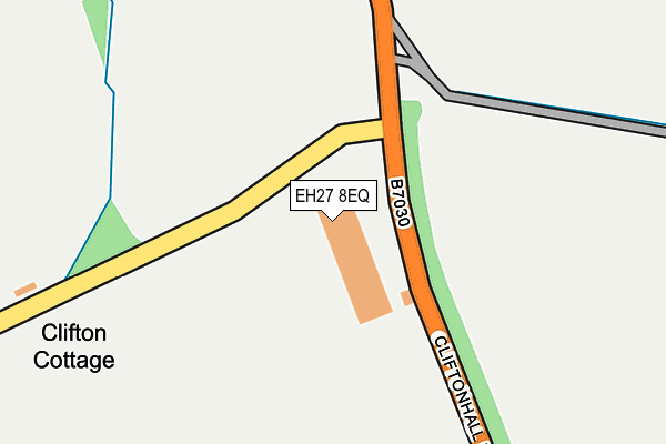 EH27 8EQ map - OS OpenMap – Local (Ordnance Survey)