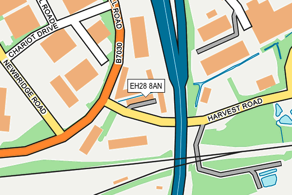 EH28 8AN map - OS OpenMap – Local (Ordnance Survey)