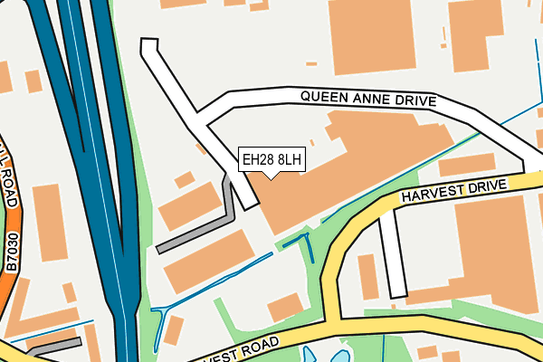 EH28 8LH map - OS OpenMap – Local (Ordnance Survey)