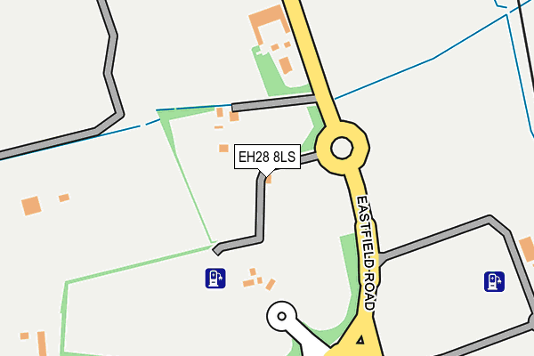 EH28 8LS map - OS OpenMap – Local (Ordnance Survey)