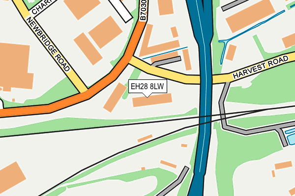 EH28 8LW map - OS OpenMap – Local (Ordnance Survey)