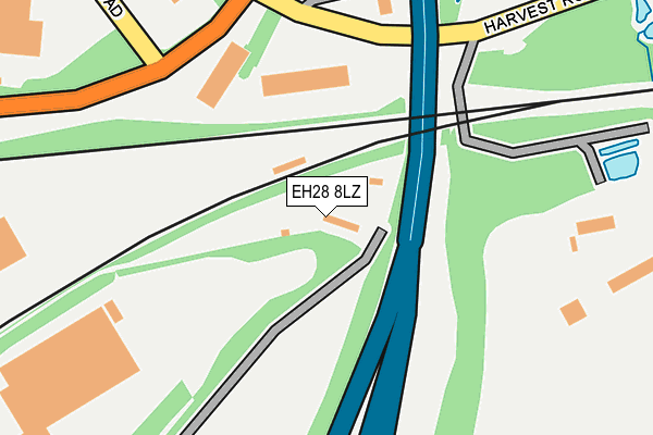 EH28 8LZ map - OS OpenMap – Local (Ordnance Survey)