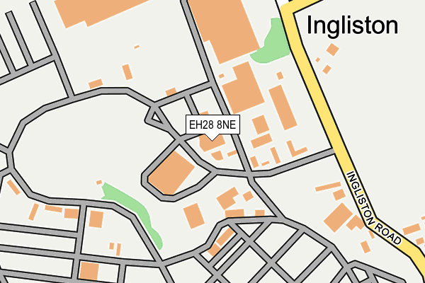 EH28 8NE map - OS OpenMap – Local (Ordnance Survey)