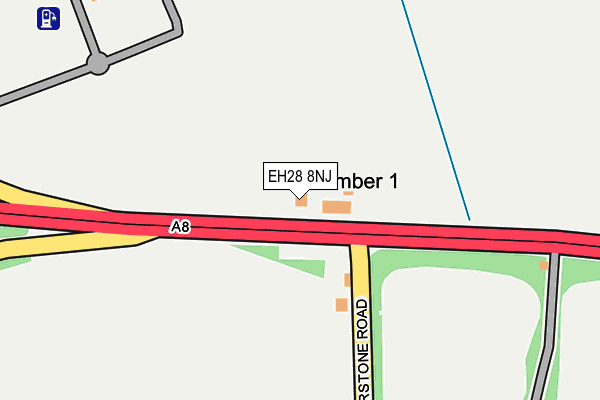 EH28 8NJ map - OS OpenMap – Local (Ordnance Survey)