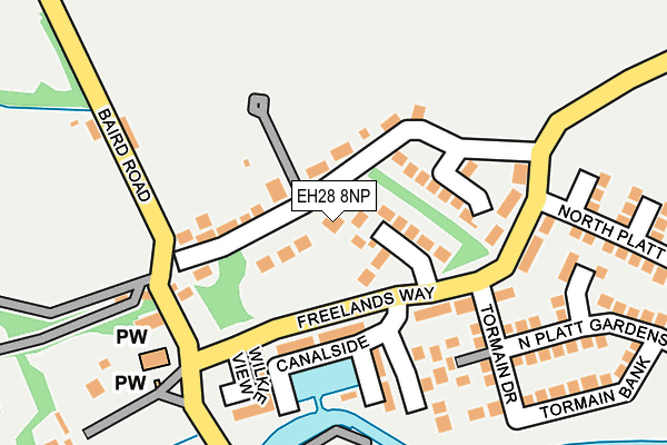 EH28 8NP map - OS OpenMap – Local (Ordnance Survey)