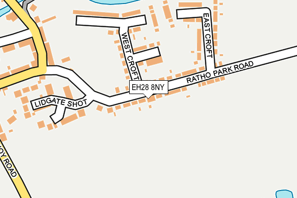 EH28 8NY map - OS OpenMap – Local (Ordnance Survey)