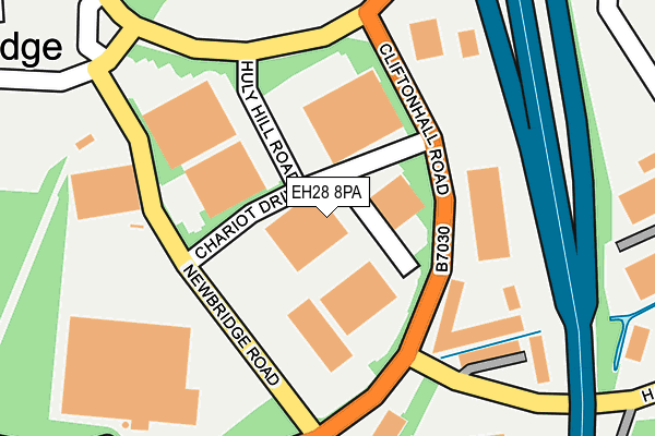 EH28 8PA map - OS OpenMap – Local (Ordnance Survey)