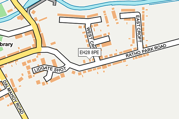 EH28 8PE map - OS OpenMap – Local (Ordnance Survey)