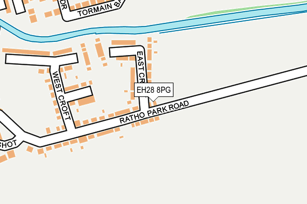 EH28 8PG map - OS OpenMap – Local (Ordnance Survey)