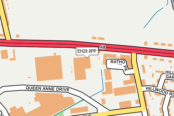 EH28 8PP map - OS OpenMap – Local (Ordnance Survey)