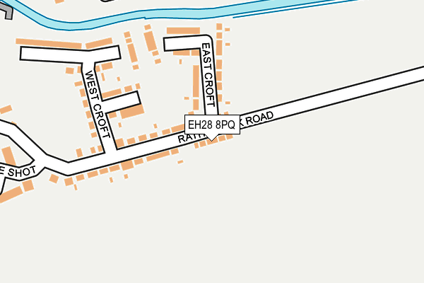EH28 8PQ map - OS OpenMap – Local (Ordnance Survey)