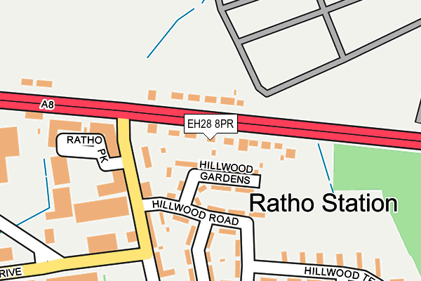 EH28 8PR map - OS OpenMap – Local (Ordnance Survey)