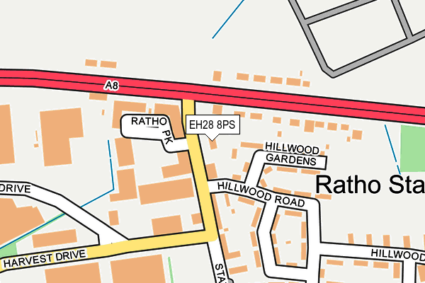 EH28 8PS map - OS OpenMap – Local (Ordnance Survey)