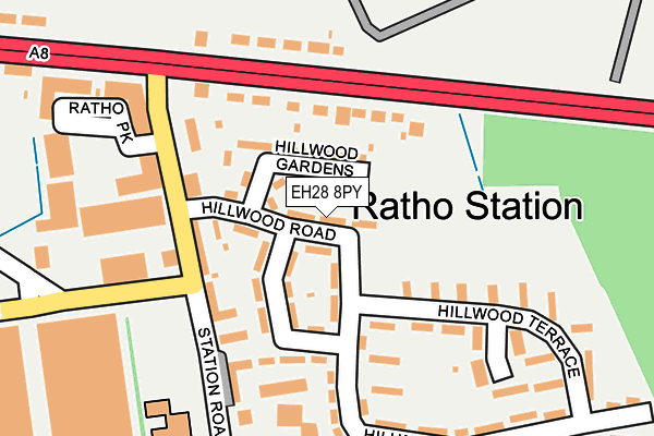 EH28 8PY map - OS OpenMap – Local (Ordnance Survey)